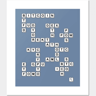 "Crypto Scrabble" Posters and Art